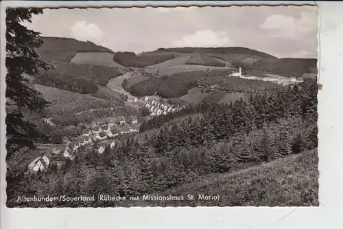 5940 LENNESTADT - ALTENHUNDEM, Rübbecke mit Missionshaus 1963