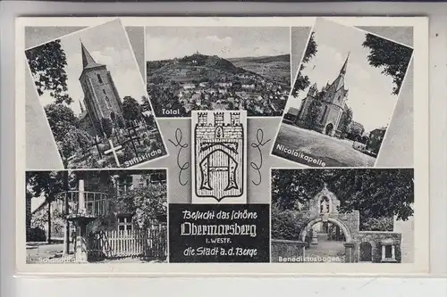 3538 MARSBERG - OBERMARSBERG, Mehrbildkarte, 1961