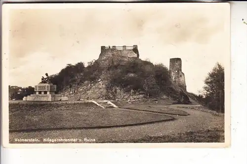 5802 WETTER - VOLMARSTEIN, Kriegerehrenmal, Ruine, 1929