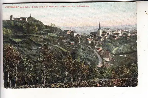 5802 WETTER - VOLMARSTEIN, Blick von der Höh, 1908