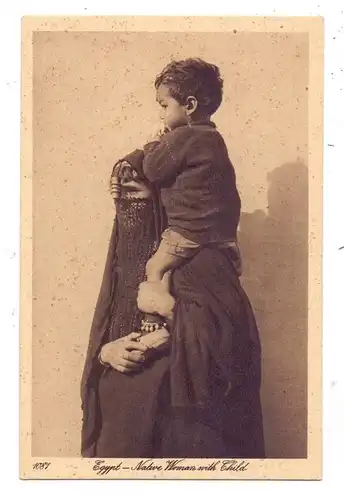 VÖLKERKUNDE / Ethnic, Native Women and Child, Egypt