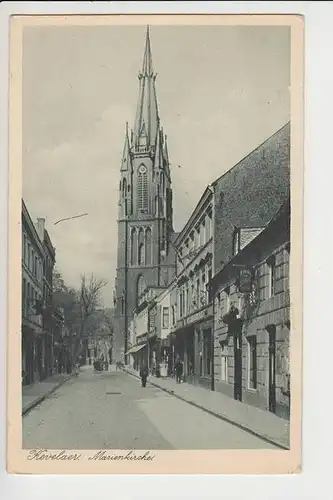 4178 KEVELAER, Marienkirche, Strassenpartie