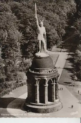 4930 DETMOLD, Hermannsdenkmal 1962, Luftaufnahme