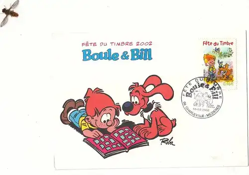 COMIC - BOULE & BILL, Fete du Timbre 2002