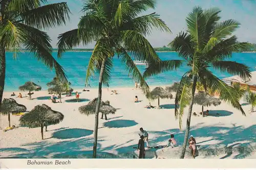 BS - BAHAMAS, Bahamian Beach, Stempel Volkszählung 1980