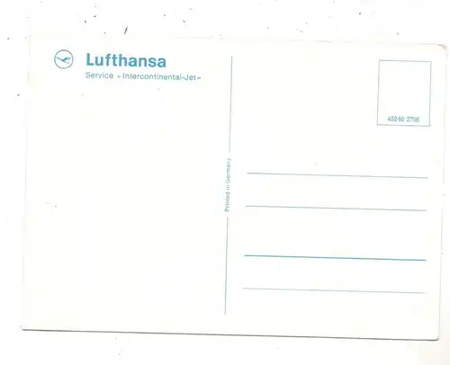 FLUGZEUGE - LUFTHANSA, Bordservice