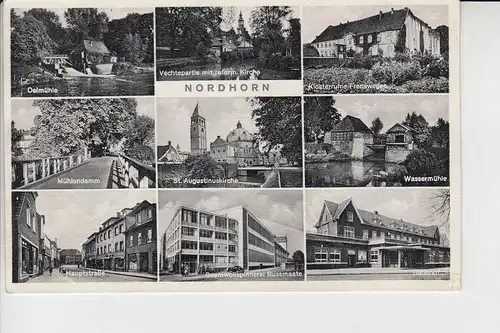 4460 NORDHORN, Mehrbildkarte, 50-er Jahre,