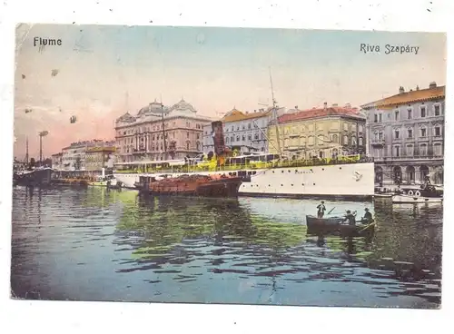 HR 51000 RIJEKA / FIUME, Riva Szapary, MS CODOLLO, 1912
