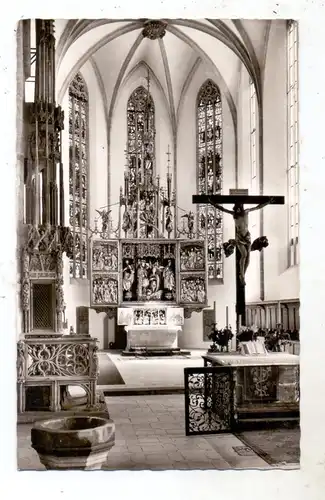 8540 SCHWABACH, Stadtpfarrkirche, Hochaltar, 1960
