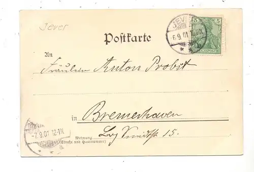 2942 JEVER, Schloß, 1901, color