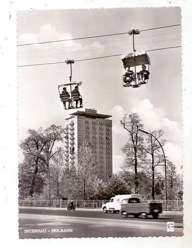 1000 BERLIN - HANSAVIERTEL, INTERBAU - SEILBAHN, 1957
