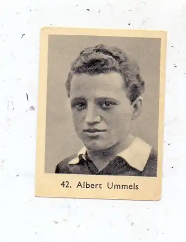 FUSSBALL - ALBERT UMMELS, Rizla-Sammelbild