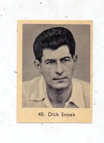 FUSSBALL - DICK SNOEK, Rizla-Sammelbild