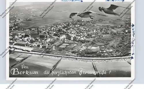 2972 BORKUM, Luftaufnahme 1962
