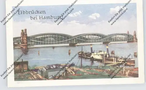 BRÜCKEN - Elbbrücken Hamburg, Homann-Sammelbild