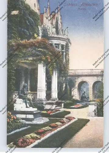 0-6202 BAD LIEBENSTEIN - ALTENSTEIN, Schloss Altenstein, Portal, 1922