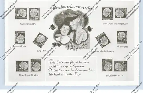 MILITÄR - BUNDESWEHR, Briefmarkensprache