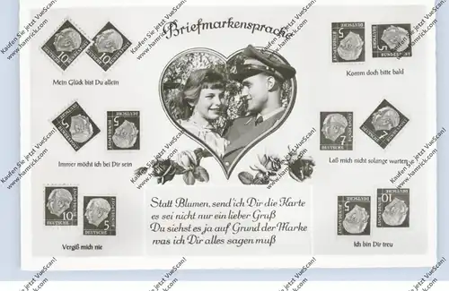 MILITÄR - BUNDESWEHR, Briefmarkensprache