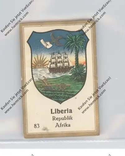 LIBERIA - Staatswappen - Abdullah-Vignette / Cinderella