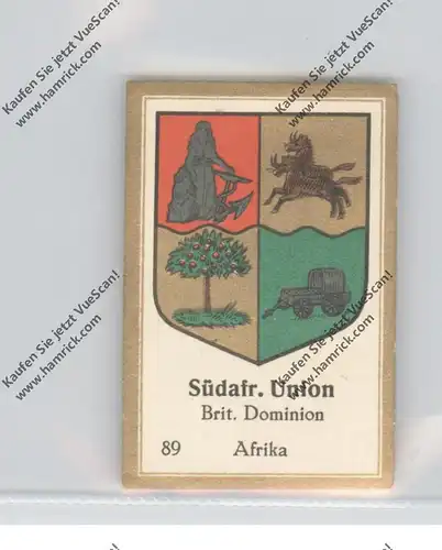 SOUTH AFRICA / SÜDAFRIKA - Staatswappen - Abdullah-Vignette / Cinderella