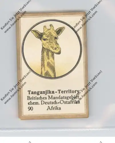 TANGANJIKA-TERRITORY - Provinzwappen - Abdullah-Vignette / Cinderella