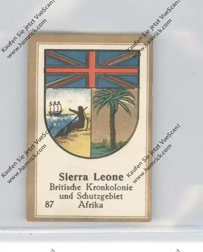 SIERRA LEONE - Staatswappen - Abdullah-Vignette / Cinderella