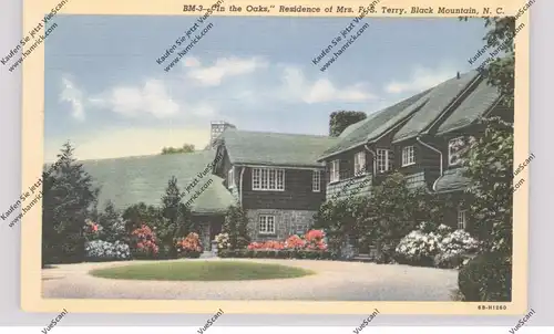 NORTH CAROLINA - BLACK MOUNTAIN, In the Oaks, Home of Mrs. F.S. Terry