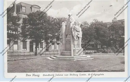 DEN HAAG - Standbeld Juliana van Stolberg, 1930