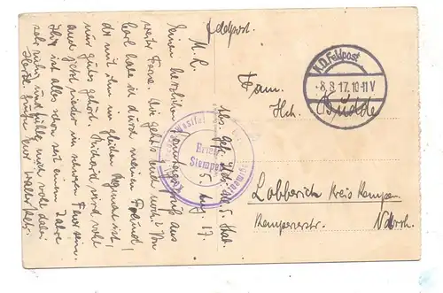 RUSSLAND - Russische Typen, Markt, 1917, deutsche Feldpost