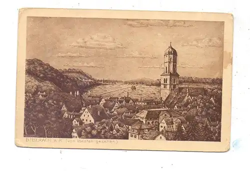 7950 BIBERACH a.d. Riß, Künstler-Karte