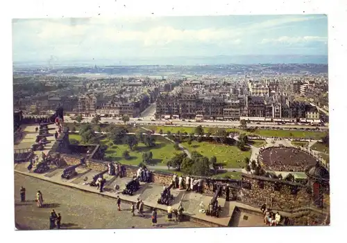 SCOTLAND - EDINBURGH, from the Castle Remparts, ISLAND-Frankatur