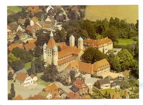 4410 WARENDORF - FRECKENHORST, Stiftskirche mit Umgebung, Luftaufnahme