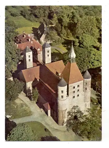 4410 WARENDORF - FRECKENHORST, Stiftskirche, Luftaufnahme, 1963