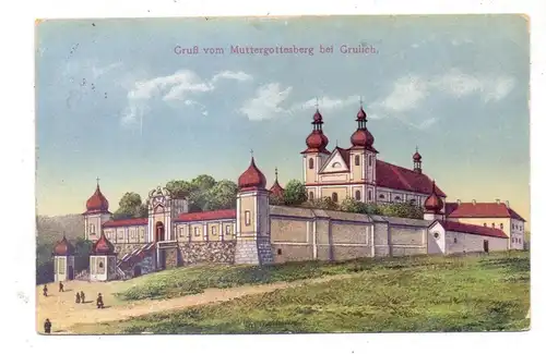 BÖHMEN & MÄHREN - GRULICH / KRALIKY, Muttergottesberg, 1918, Nachgebühr