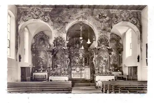 7894 STÜHLINGEN, Loretokirche der Kapuziner, Innenansicht