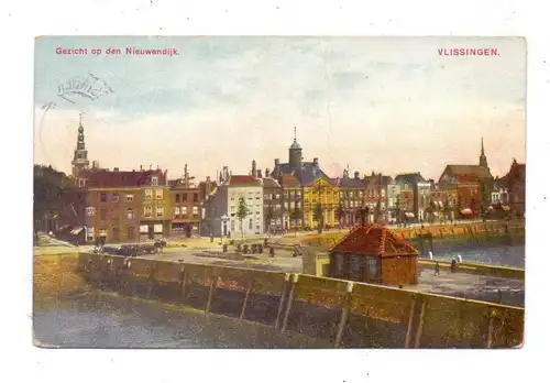 VLISSINGEN, Gezicht op den Nieuwendijk, 1910