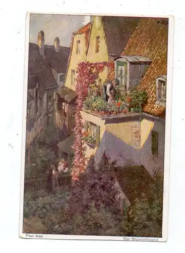 KÜNSTLER - ARTIST - PAUL HEY, Der Blumenfreund