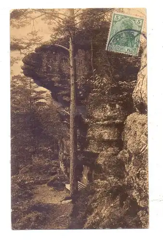 F 67720 WANGENBOURG / WANGENBURG, Partie beim Rothenfelsen, 1913