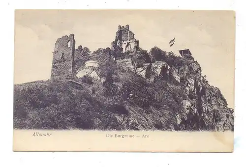5486 ALTENAHR, Die Burgruine, ca. 1905