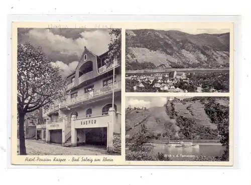 5407 BOPPARD - BAD SALZIG, Hotel Pension Kasper, 1951
