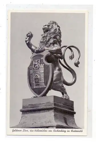 5238 HACHENBURG, Der Goldene Löwe, 1953