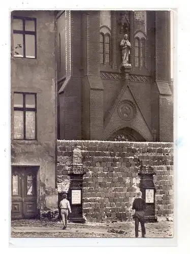 1000 BERLIN - BERLINER MAUER / BERLIN WALL, Sperrmauer an der Versöhnungskirche Bernauer Strasse