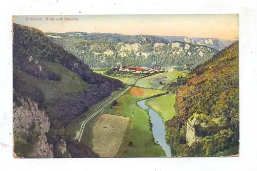 7792 BEURON, Donautal mit Beuron, 1916