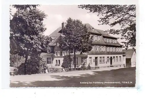 5948 SCHMALLENBERG - RIMBERG, Hotel Pension Knoche, 1959