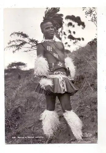 VÖLKERKUNDE / Ethnic - South Africa, Native in festival costume