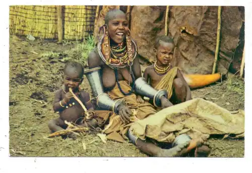 VÖLKERKUNDE / Ethnic - Kenia, Masai family