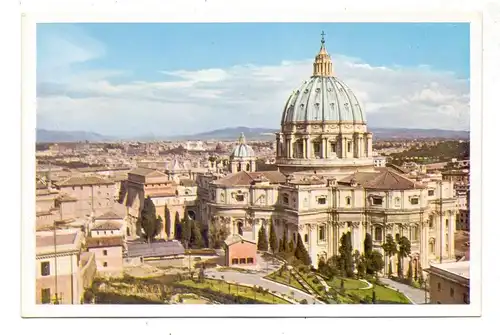 VATICAN - S. Pietro visto dall'Osservatorio Vaticano, Uvachrom # 6233, 192...