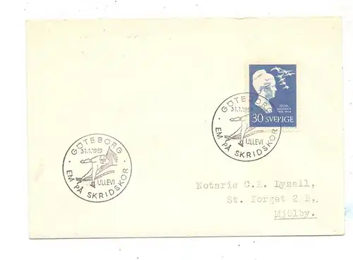SPORT - EISSCHNELLLAUFEN - EM 1959 Göteborg, Sonderstempel
