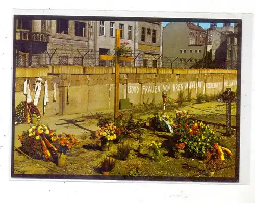 1000 BERLIN, Berliner Mauer, Checkpoint Charlie, Mahnmal Peter Fechter