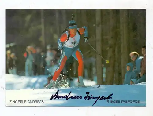 WINTERSPORT - BIATHLON, ANDREAS ZINGERLE, Autogramm